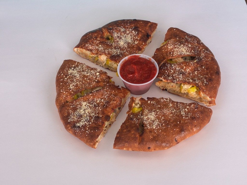 Jan & Tony's Fresh Baked Sliced Stromboli Wheel with Marinara Sauce